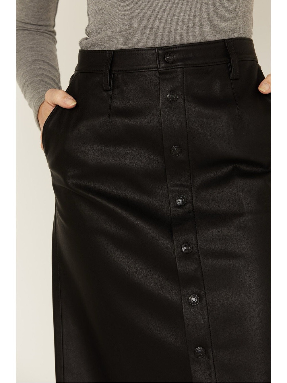 Levi’s Premium Faux Leather Pencil Skirt
